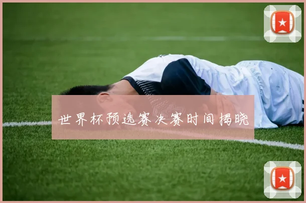 世界杯预选赛决赛时间揭晓